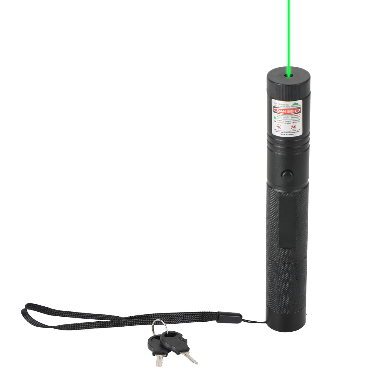 900Miles Green Laser Pointer Pen Visible Beam 18650 Torch