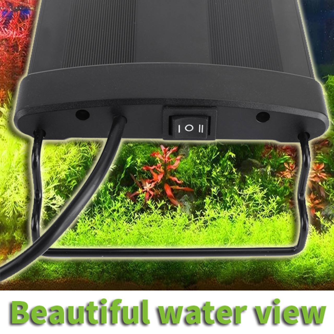 60cm LED Light Aquarium Fish Tank 0.5W Full Spectrum Plant Marine