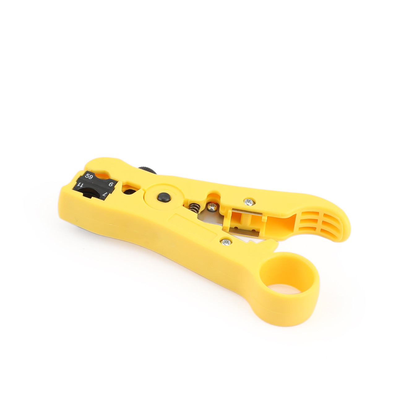 Cable Coax Coaxial Crimper Stripper + Compression Tool F RG59 RG6 RG11 Connector