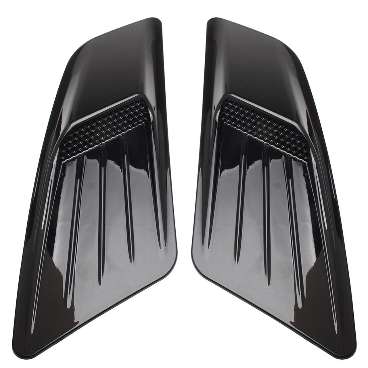 Front Hood Scoop Heat Extractor Insert Vent Fit For Ford Mustang 2015-2017 Black