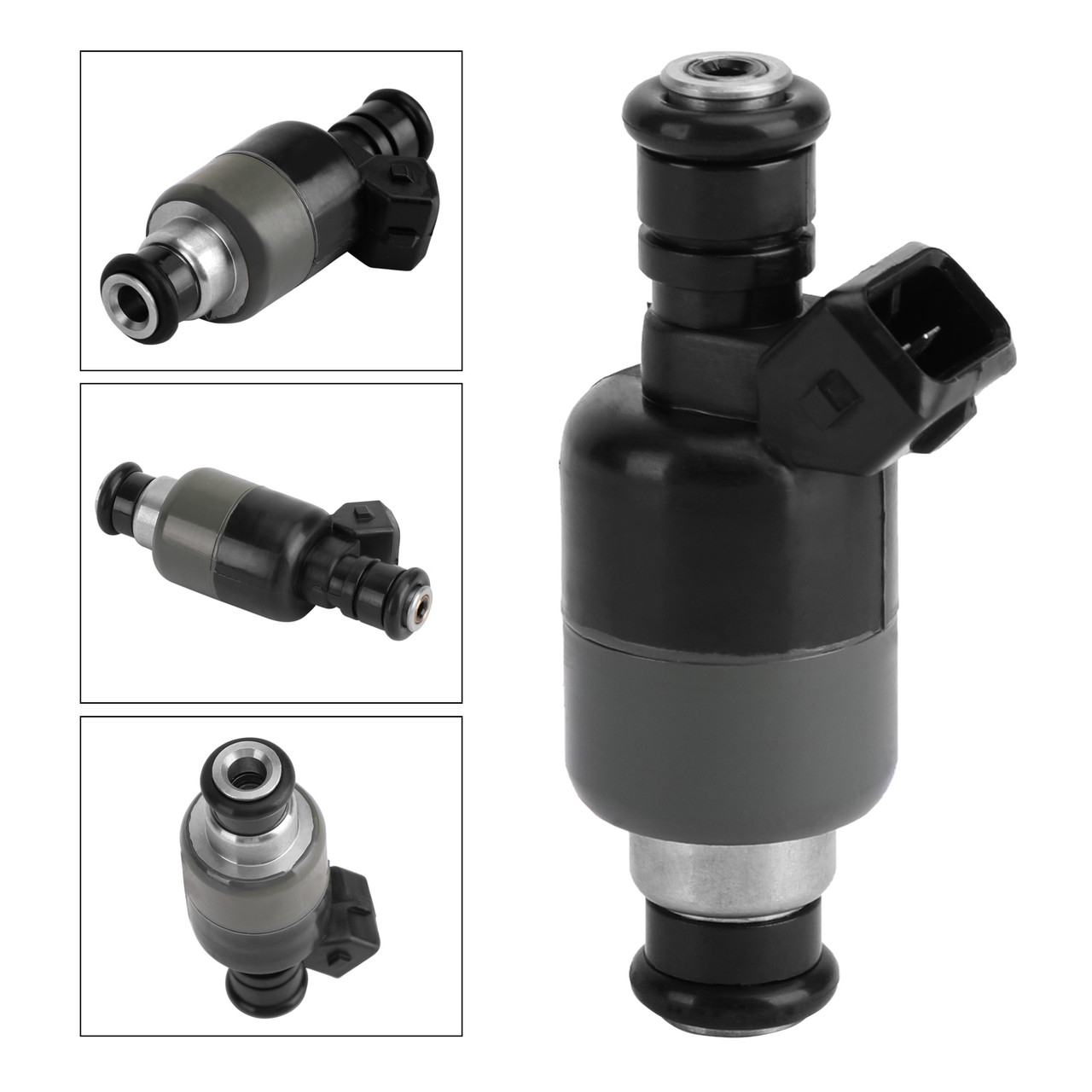 1PCS Fuel Injector Fit For Daewoo Lanos S Hatchback Sedan Sport Hatchback 99-02 Black 17103677 25176913