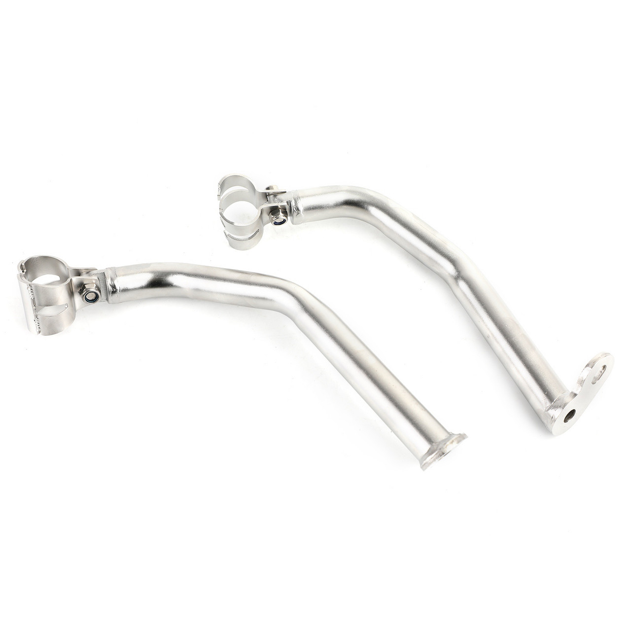 Front Cylinder Crash Bars Extension Engine Protector Guard Bumper Fit For BMW R1250GS Adventure 18-21 Silver