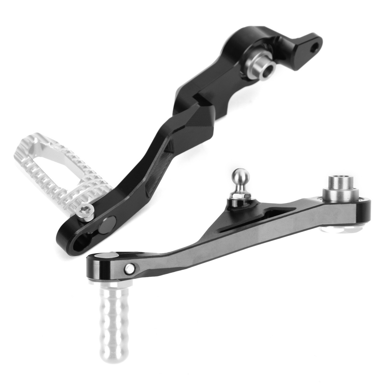 CNC Aluminum Gear Shift Foot Lever With Brake Pedal Fit For BMW R1250GS R1250GS Adventure 2019+ Silver