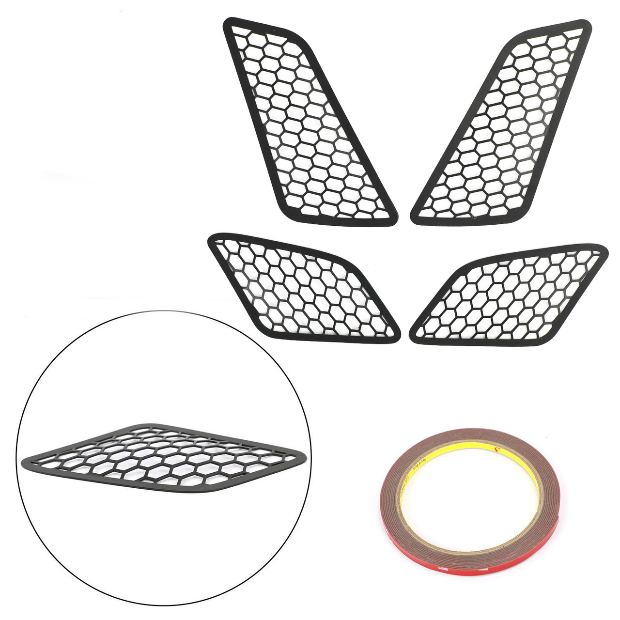 Turn Signal Cover Guard Fit For PIAGGIO VESPA GTS 125 200 300 All year Matt Black Turn Signal Cover Guard Fit For PIAGGIO VESPA GTS 125 200 300 All year Matt Black