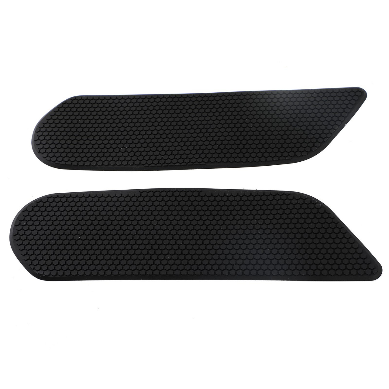 2x Side Tank Traction Grips Pads Fit for Kawasaki Z900 17-20 Black