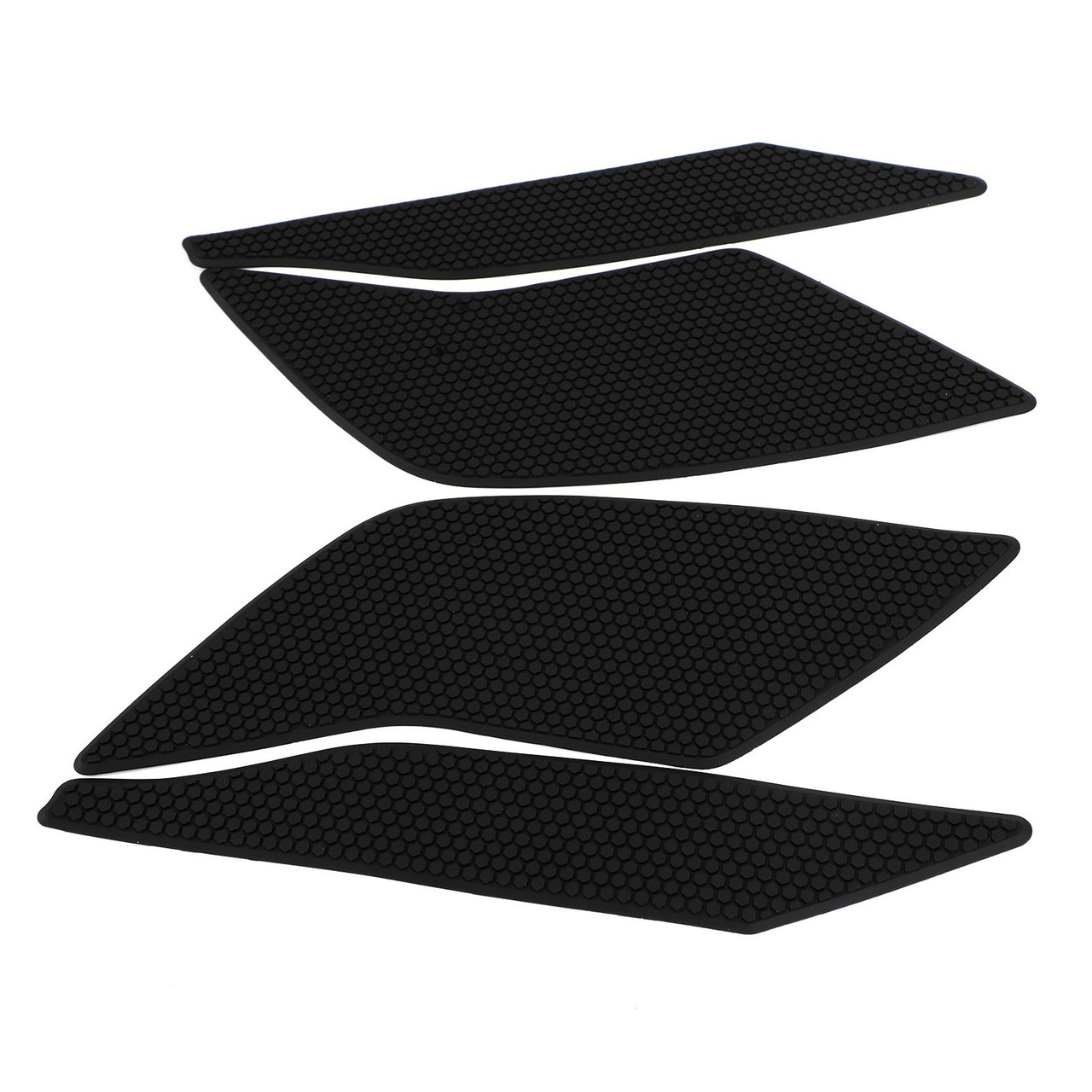 4x Side Tank Traction Grips Pads Fit for Yamaha YZF-R1 YZF-R1M 15-20 Black