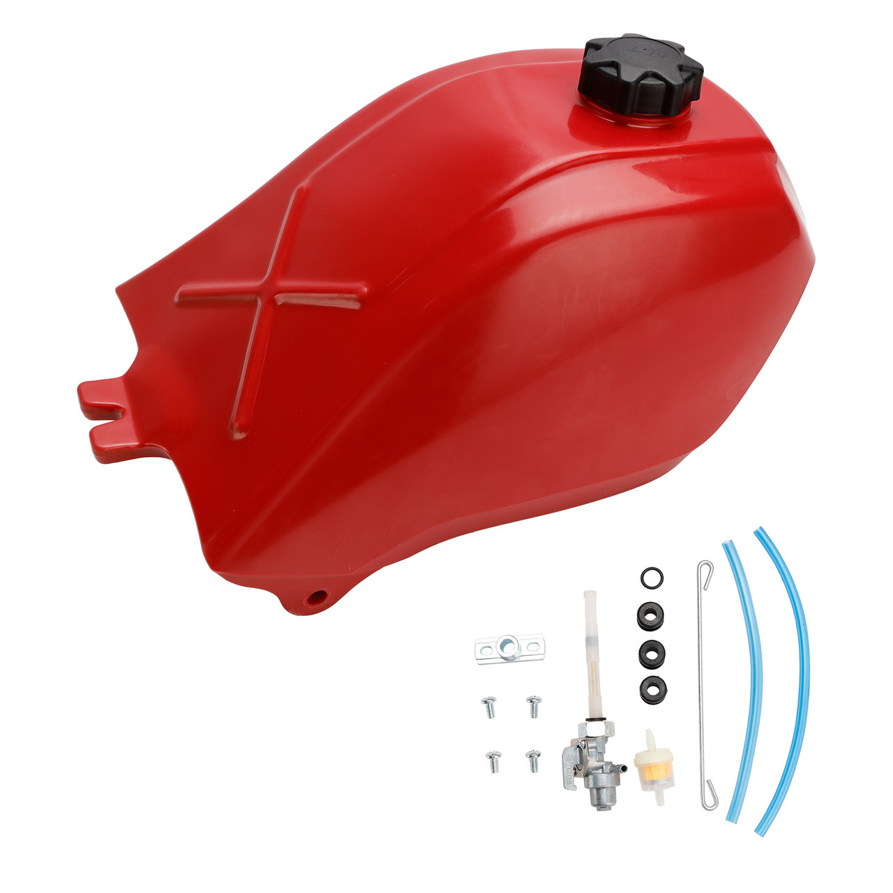 Fuel Tank Gas Cap Petcock Kit Fit For Honda ATC250ES Big Red 250 1985 1986 1987 Three-Wheel ATV