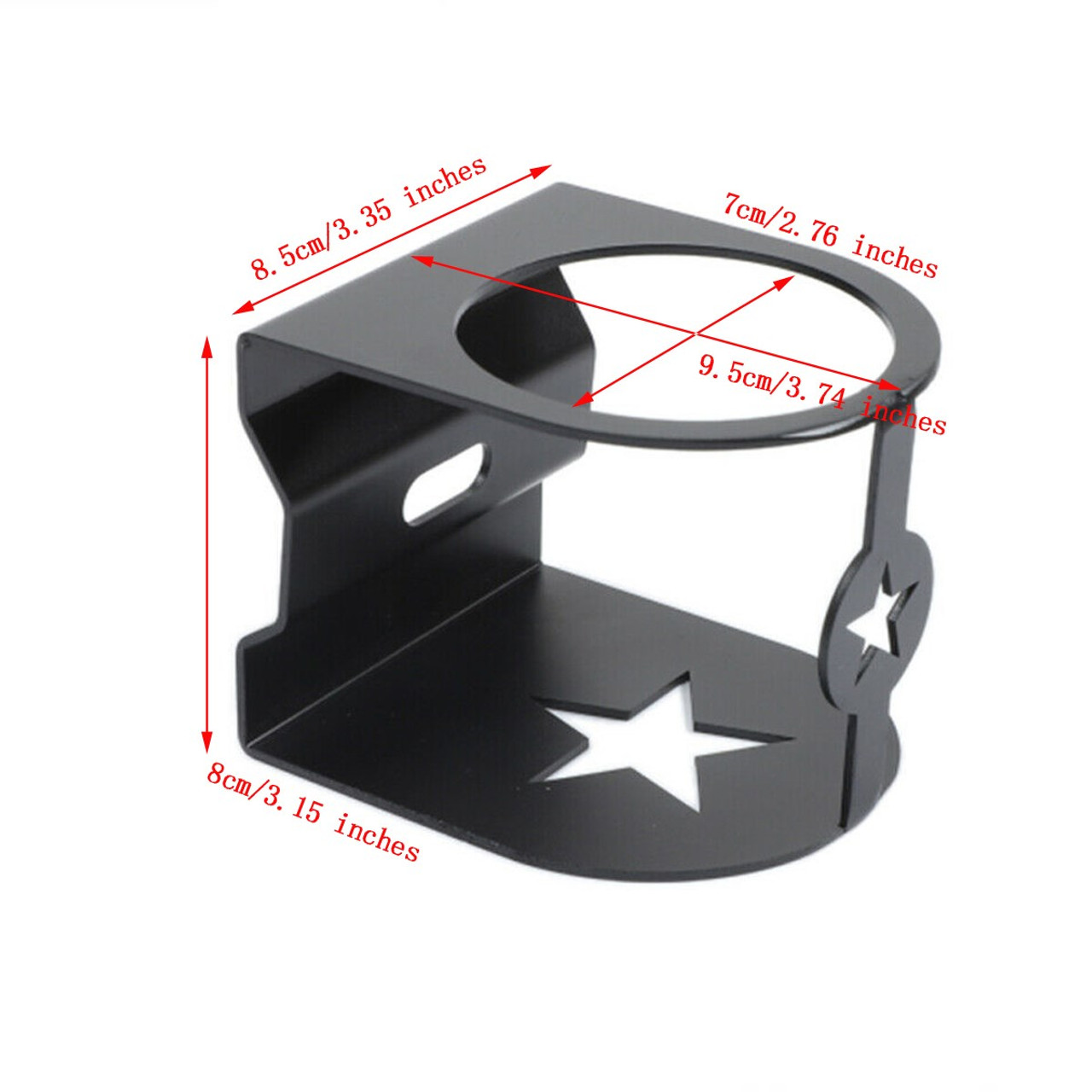 Aluminum Water Cup Holder Mount Bracket Fits For Suzuki Jimny 2019+ Black