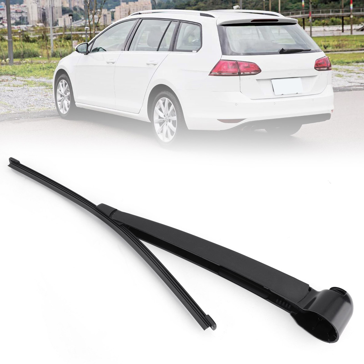 Car Windscreen Window Rear Wiper Arm Wiper Blade Set Fits For VW Golf 5 MK5 2004-2008 Black