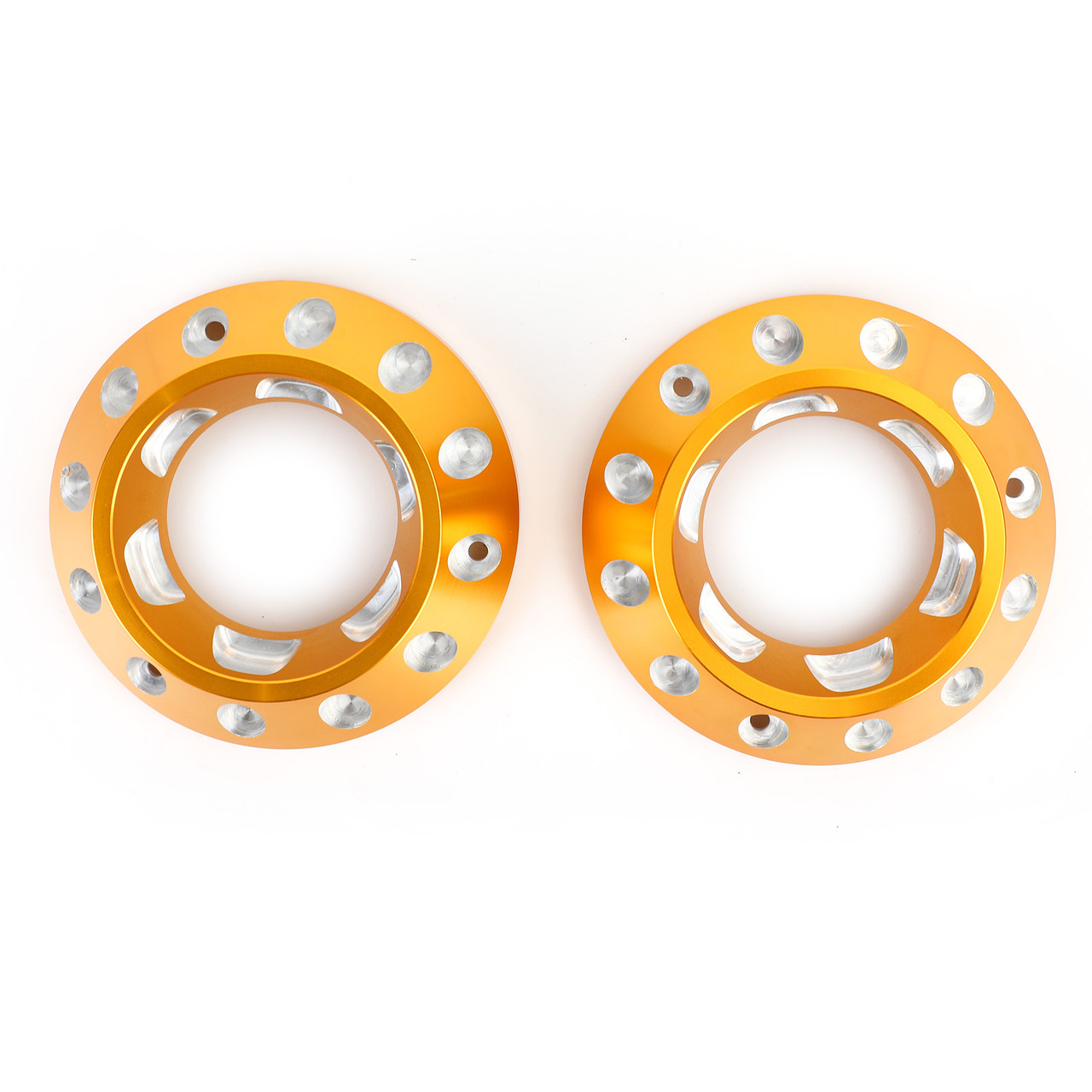 Billet Aluminum Gold Exhaust End Caps Pair Fit for Ducati Scrambler 1100 / Sport / Special / Pro 2018 2019 2020 Gold