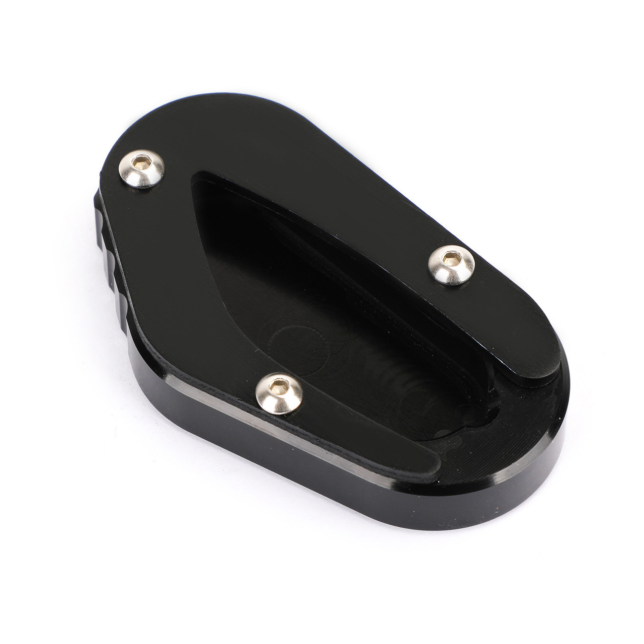 Kickstand Side Stand Extension Pad Fits For TRIUMPH Bonneville T100 2018-2020 TRIUMPH Bonneville T120 2016-2020 Black