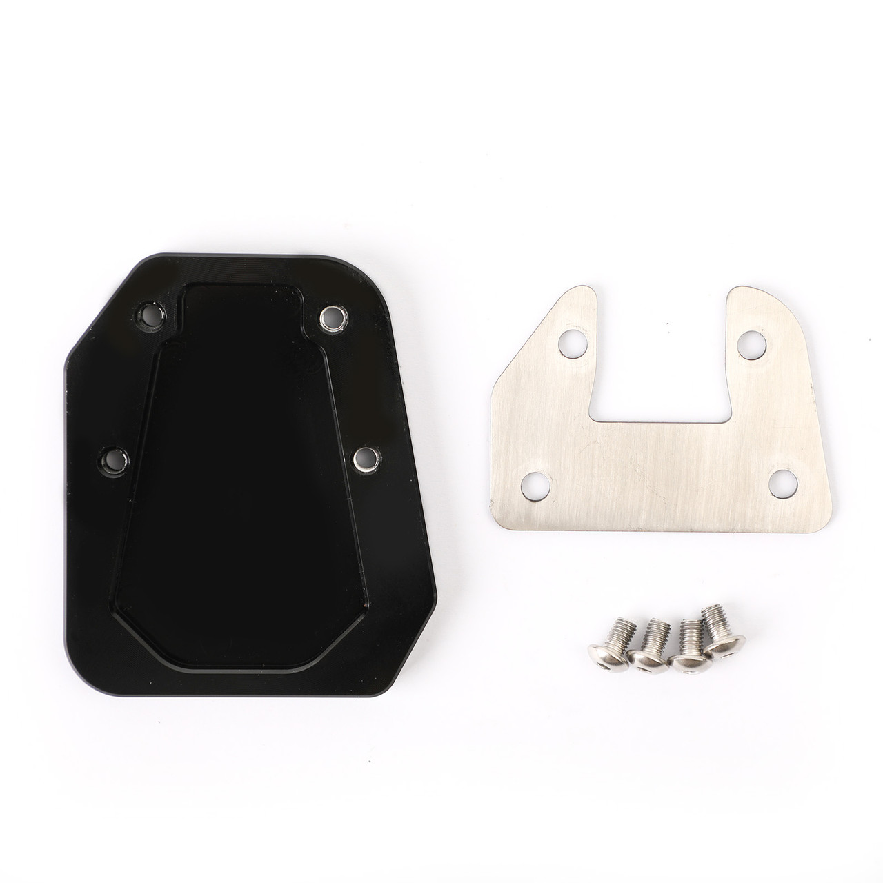 Motorcycle Kickstand Enlarge Plate Pad Fits For HONDA CRF1100L/ADV 2020-2021 Black