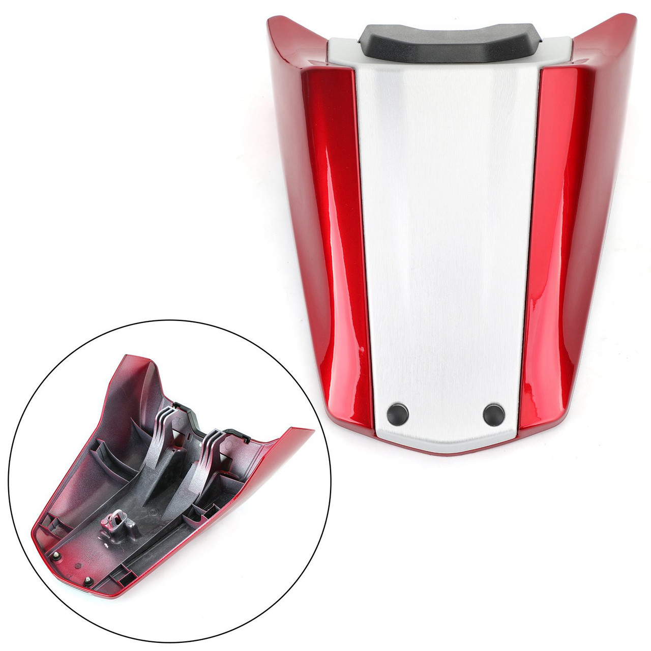 Seat Cover Cowl Fits For Honda CB1000R 19-21 Red Silver