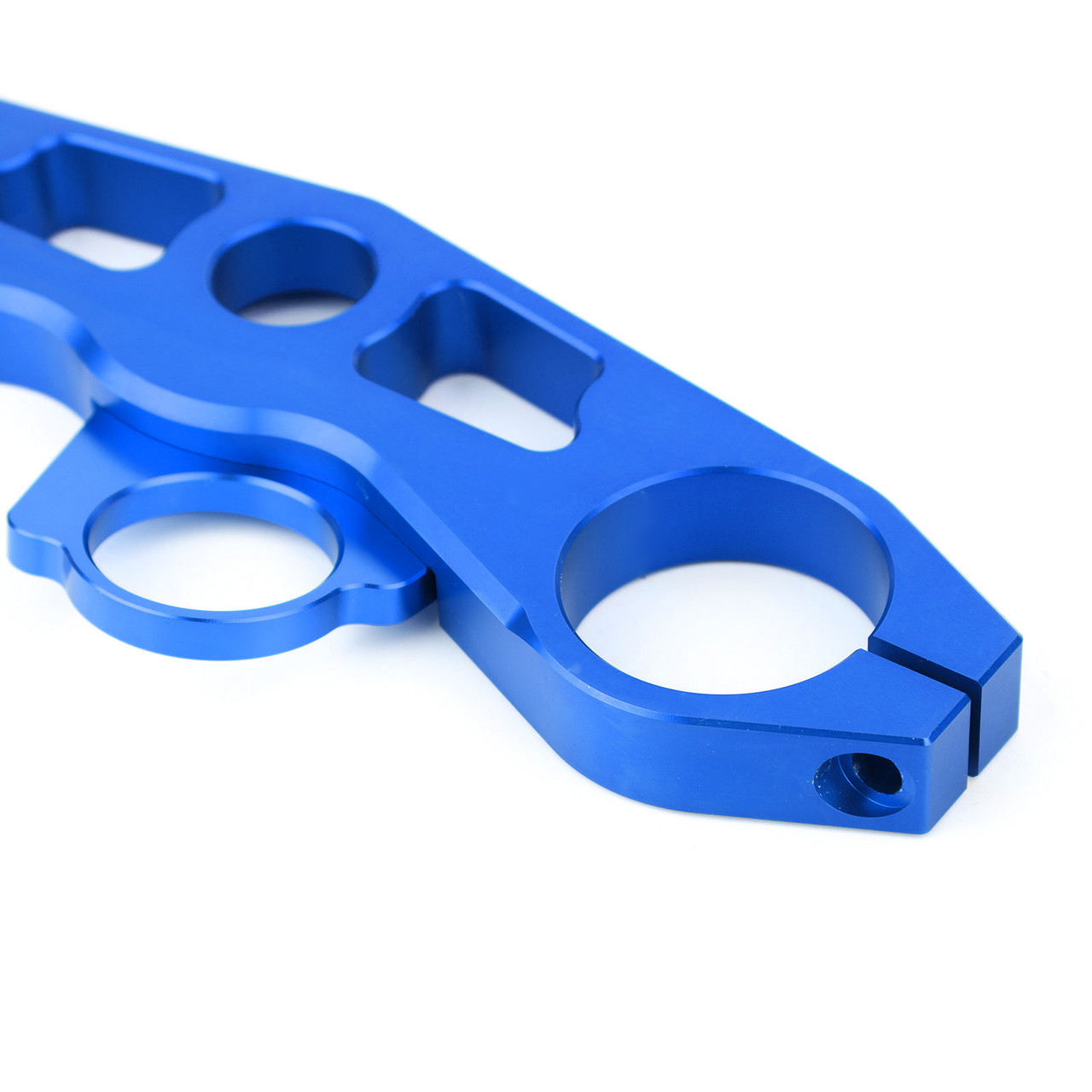 Lowering Triple Tree Front End Upper Top Clamp Fits For Kawasaki Ninja ZX6R 2009-2012 Blue