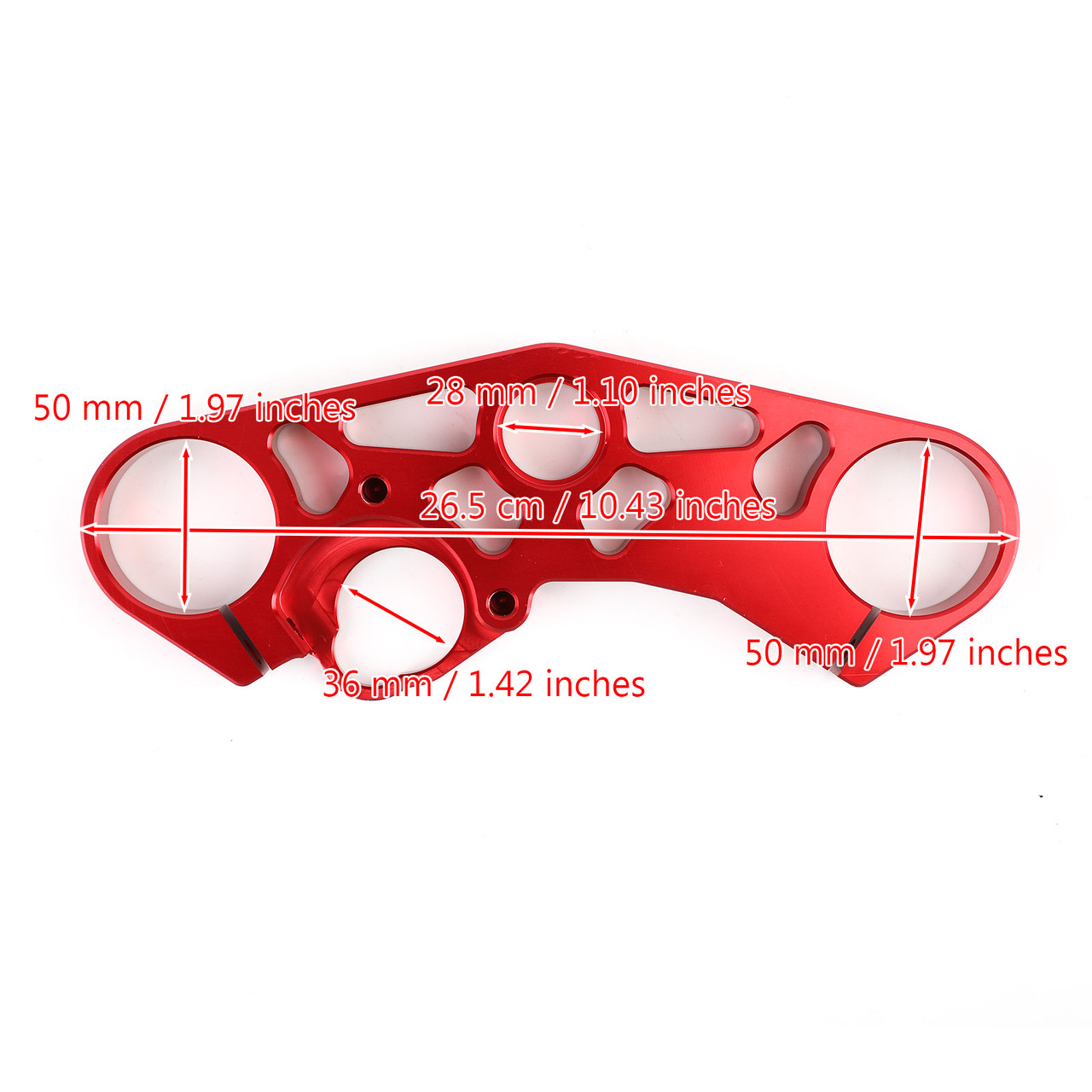 Lowering Triple Tree Front End Upper Top Clamp SUZUKI GSXR 600 2006-2010 750 2006-2010 1000 2017-2018 Red