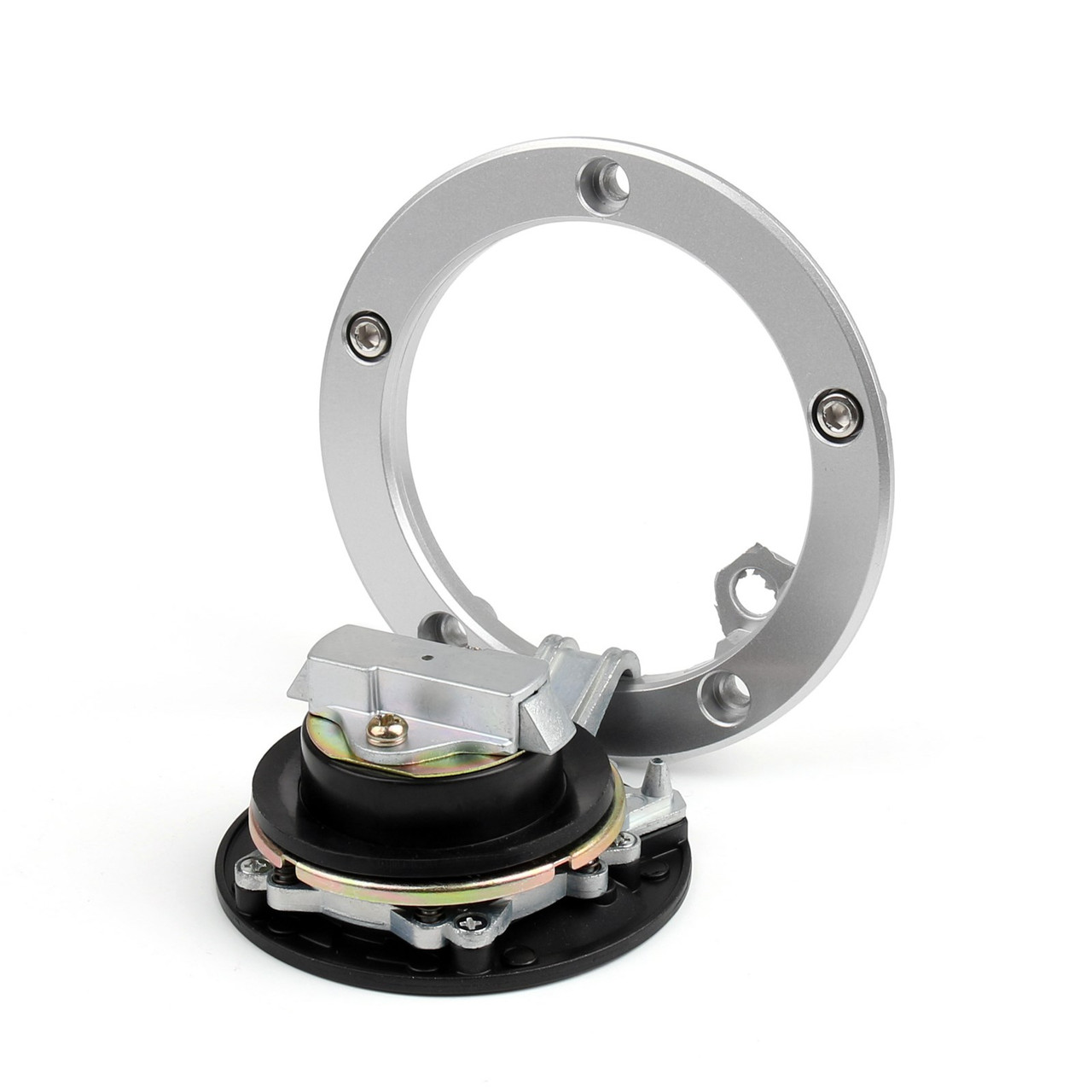 Fuel Gas Tank Cap Cover With Keys Fit For Kawasaki ER400 ER-4N 11