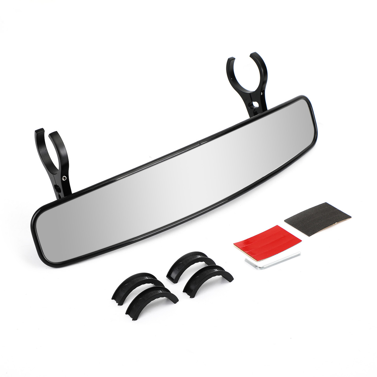 1.75" 2" UTV Center Rear View Mirror Fit for Polaris Ranger 400 500 700 800 RZR 4 XP 1000