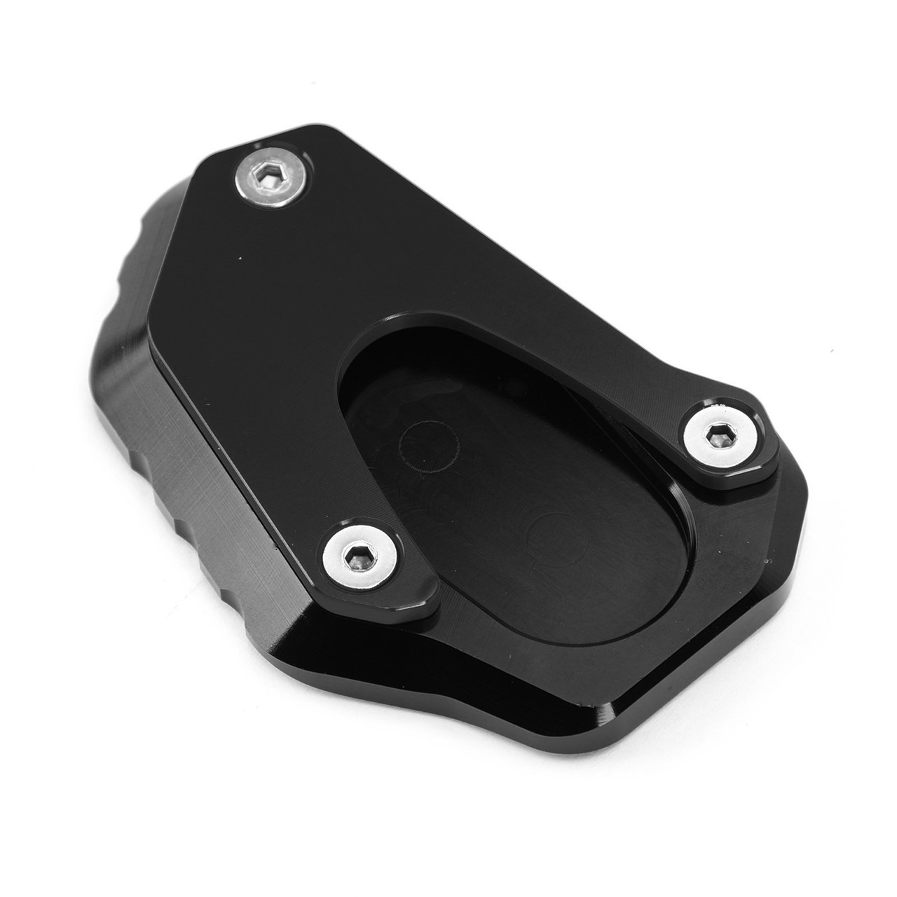 Kickstand Side Stand Extension Pad Fit For Suzuki V-Strom 1050A XT 2020 Black