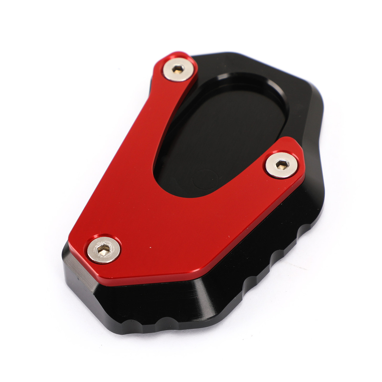 Kickstand Side Stand Extension Pad Fit For Suzuki V-Strom 1050A XT 2020 Red