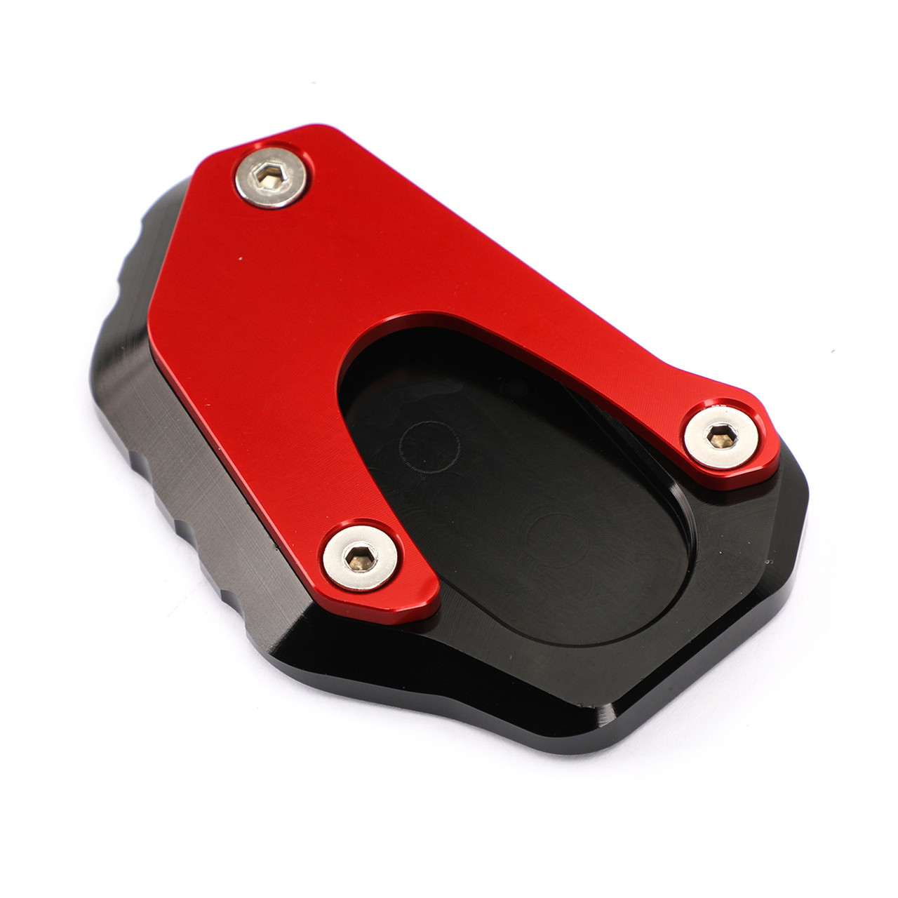 Kickstand Side Stand Extension Pad Fit For Suzuki V-Strom 1050A XT 2020 Red