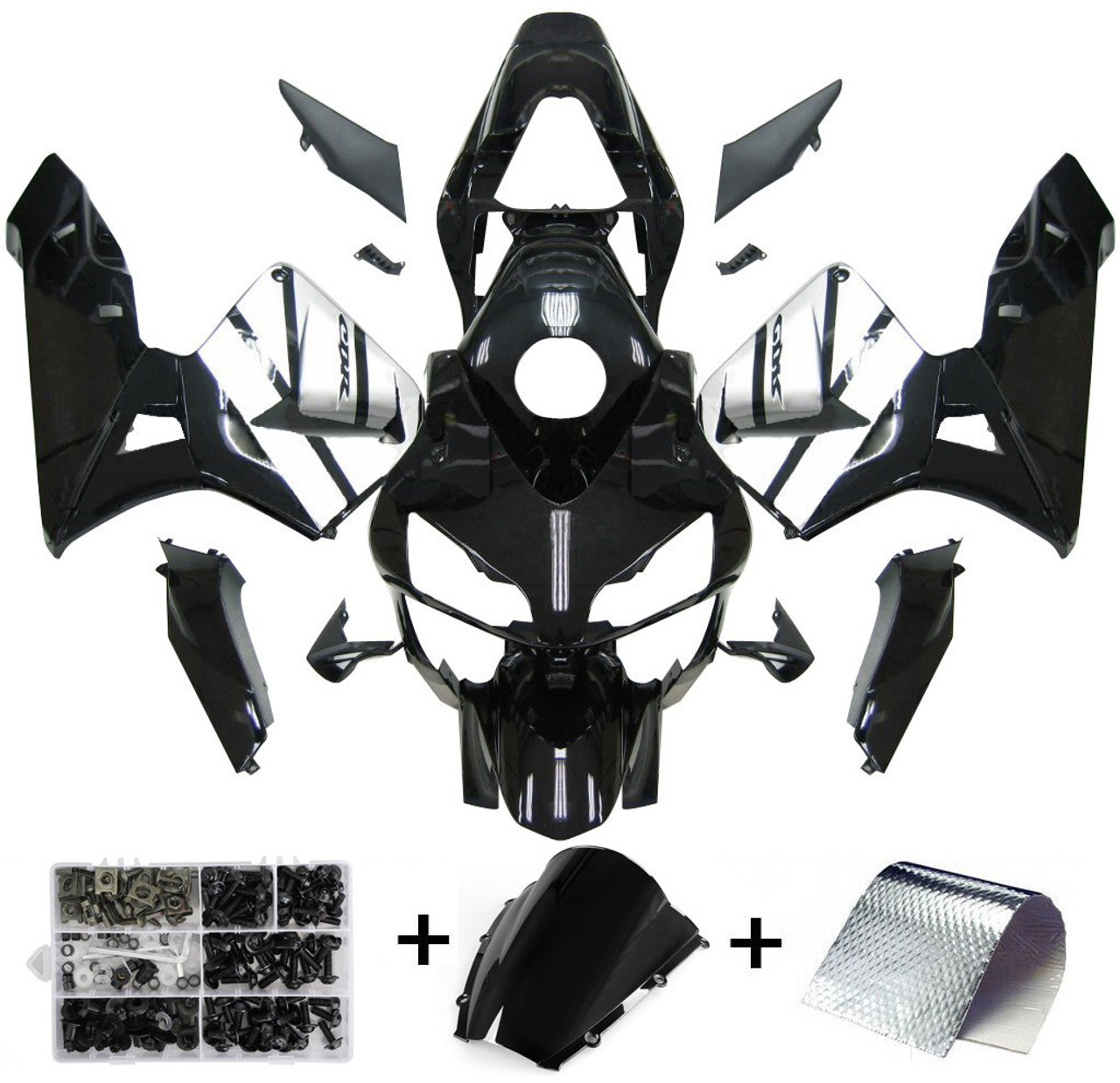 Fairing Kit Bodywork ABS fit for Honda CBR600RR 2003 2004 Gray White