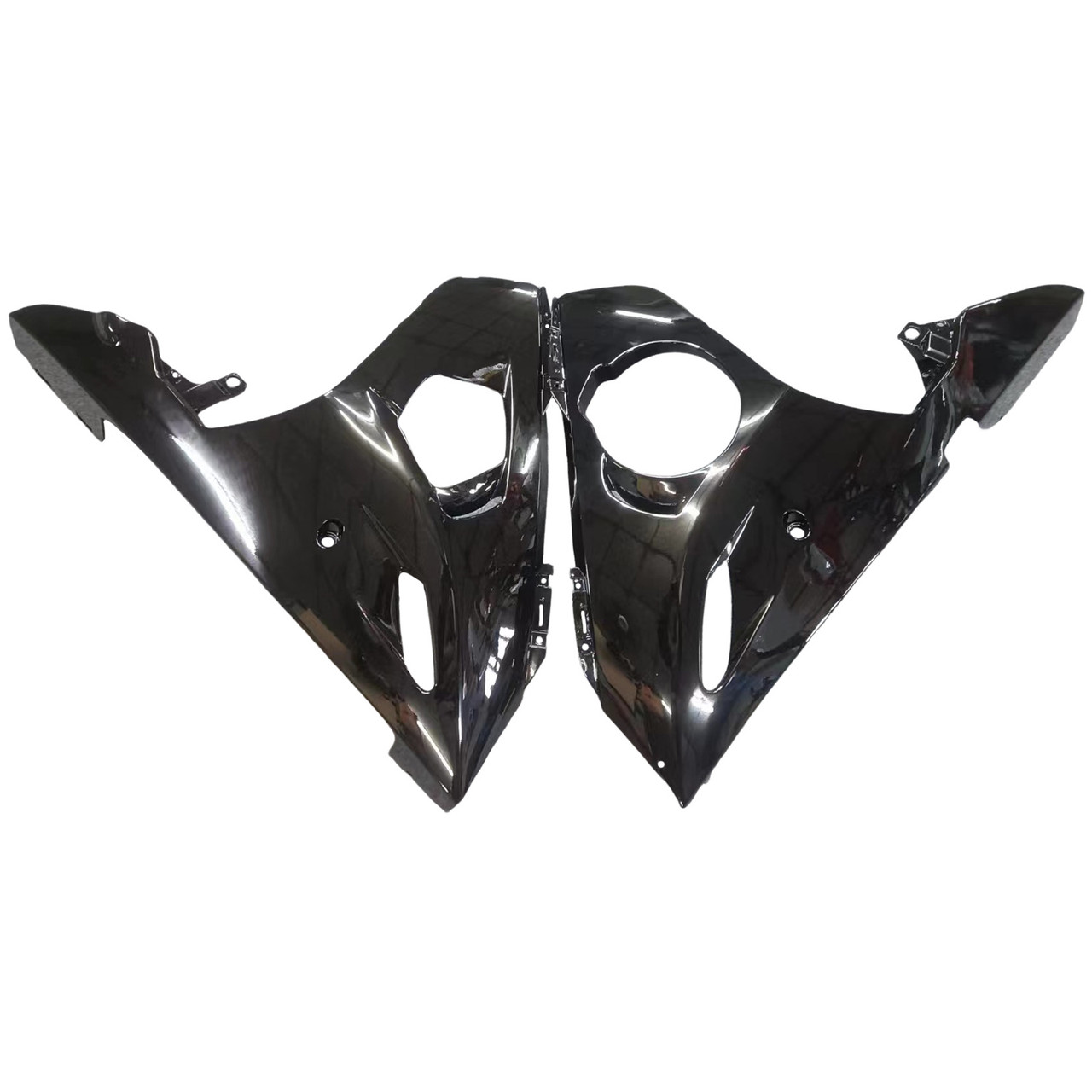 Amotopart Fairing Injection Plastic Kit Gloss Black Fit For YAMAHA 2003 2004 YZF R6 2006-2009 YZF-R6S