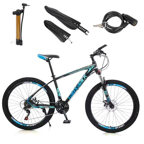 USA 27.5 Inches Mountain Bike 21 Speed Bicycle MTB Bike Lock+Air