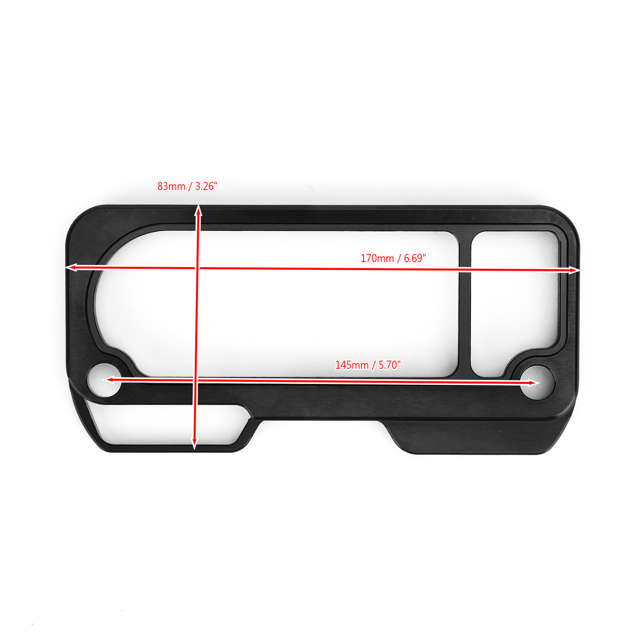 CNC Aluminum Speedometer Odometer Instrument Guard Cover Fit For Honda CB500X CBR650R 19-21 Black