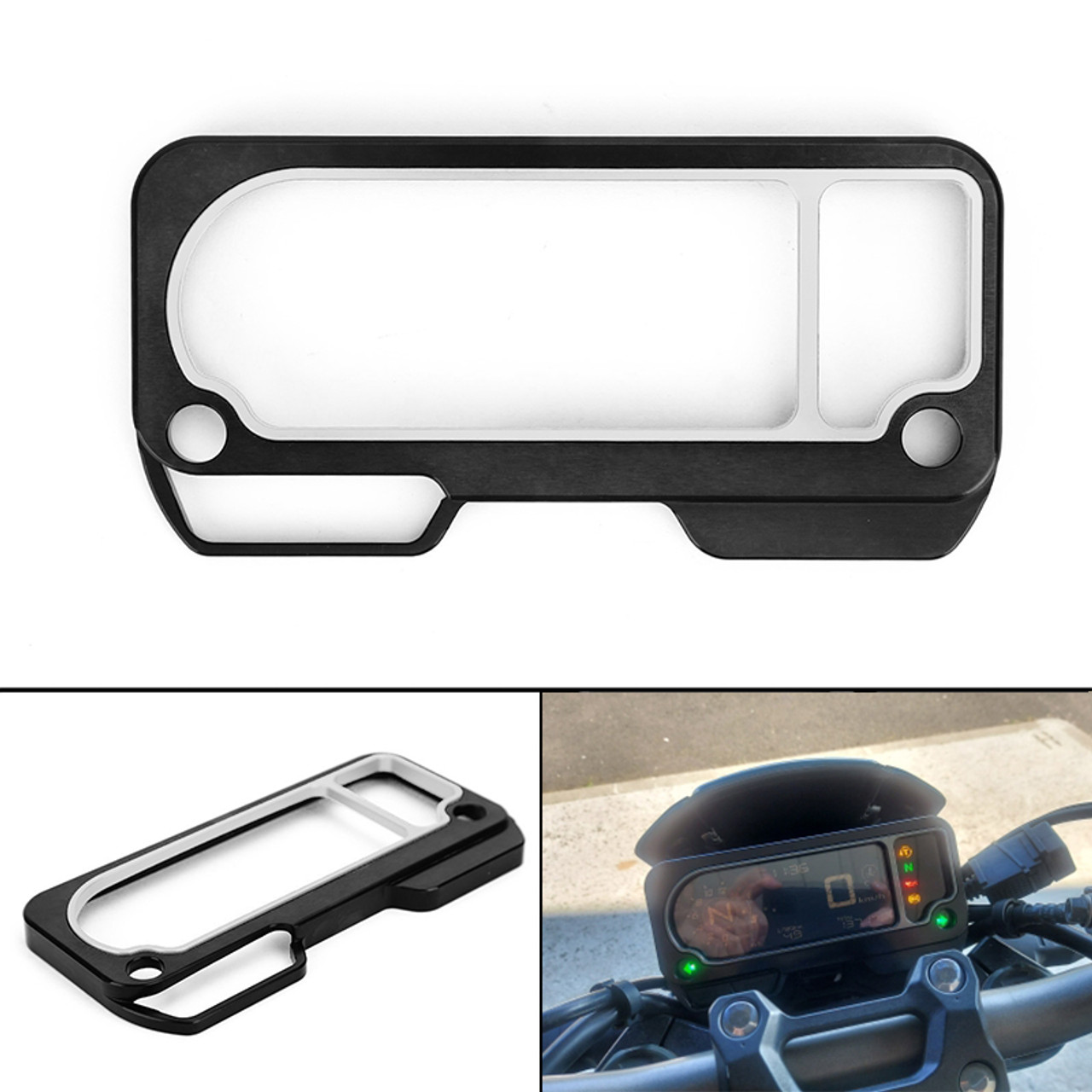 CNC Aluminum Speedometer Odometer Instrument Guard Cover Fit For Honda CB500X CBR650R 19-21 SIL