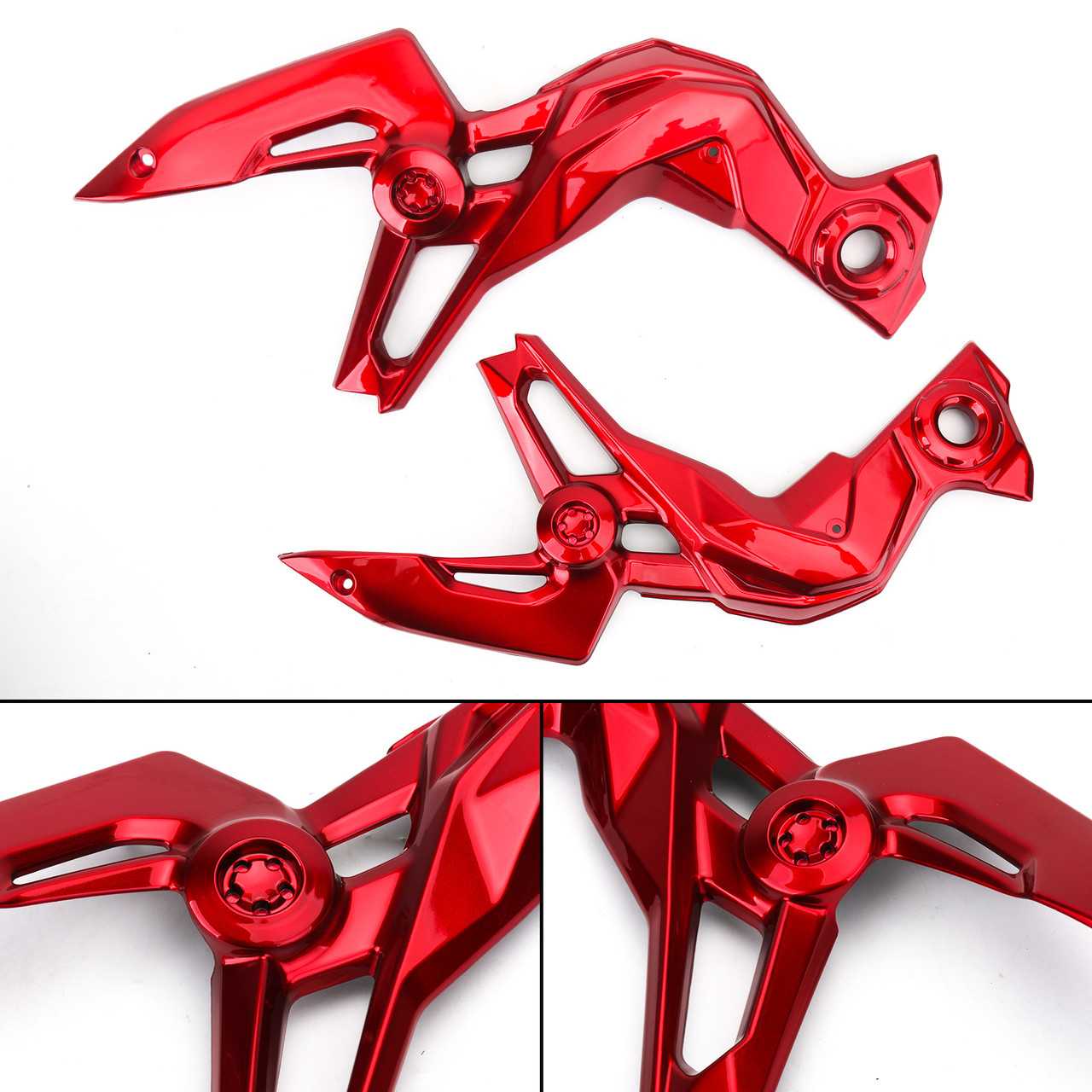 Frame Guard Cover Trim Fit For Kawasaki Z900 2020-2021 Red