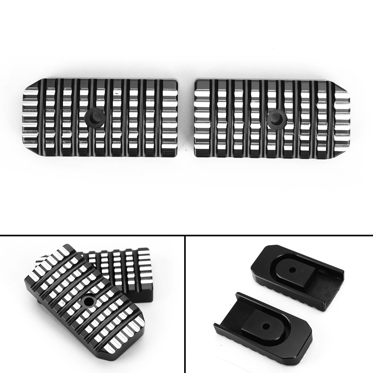 Aluminum Foot Pegs Footrests Covers Driver Pedal Fit For Honda Rebel CMX 300 500 2017-2021 Black