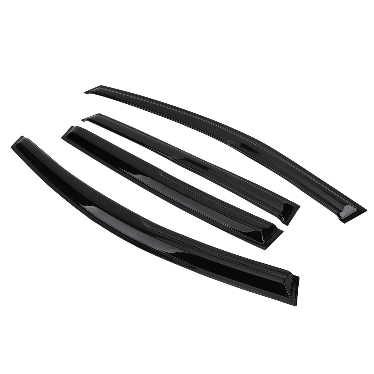 Car Window Sun Rain Guard Visors Kit Fit For FORD Escape 2013-2019 Black