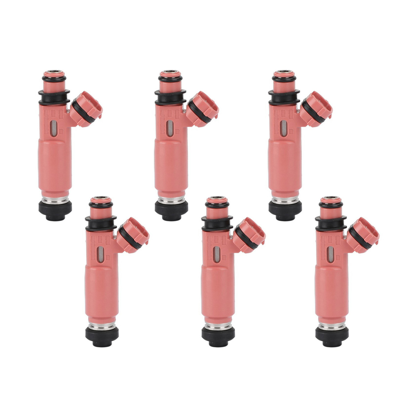 6pcs Fuel Injectors 195500-4140 MR507376 Fit For Mitsubishi Pajero Sport 6G72 3.0 V6