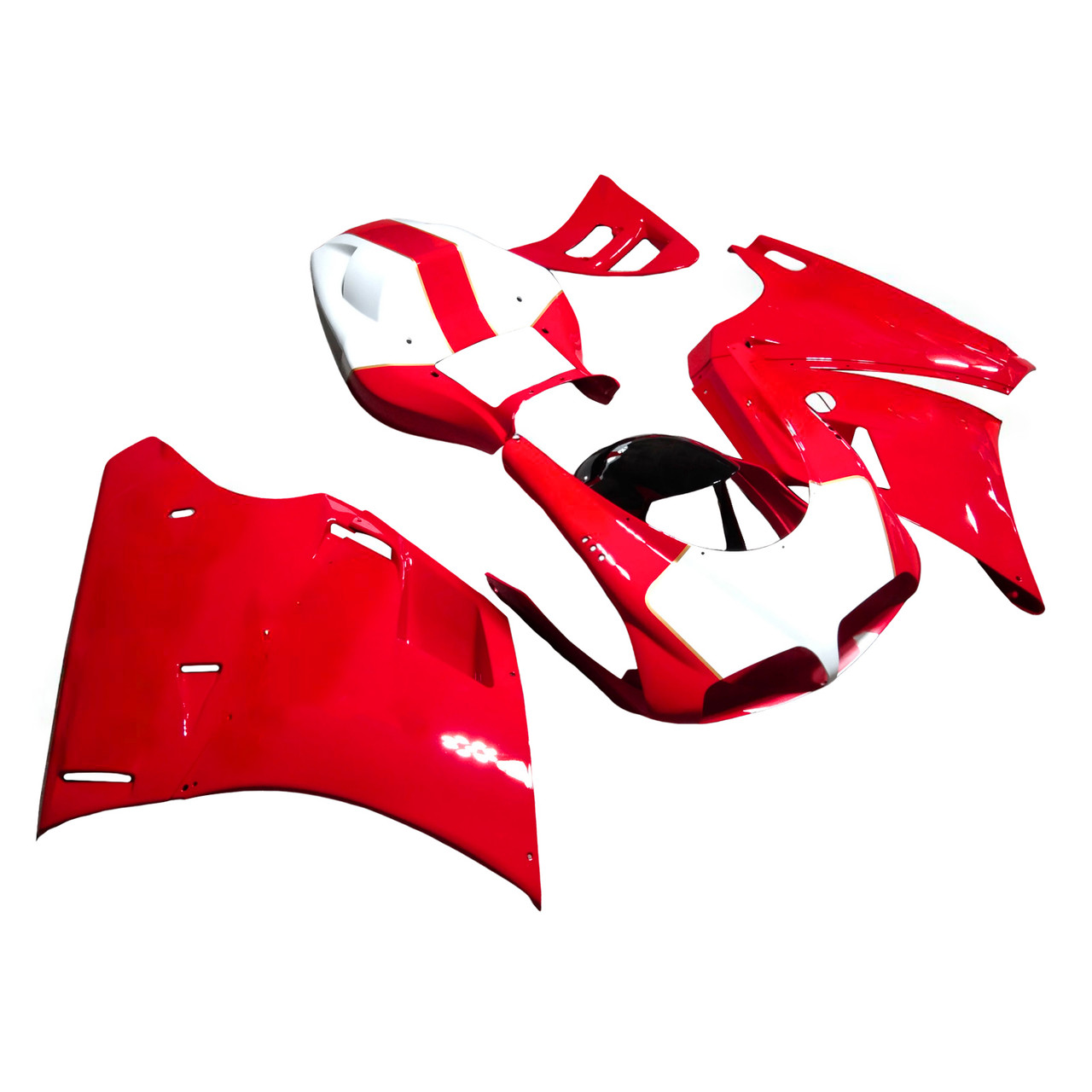 Amotopart Red Fairing Kit Bodywork ABS fit For 1996-2002 Ducati 996 748