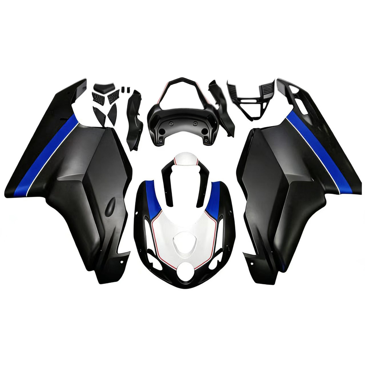 Amotopart Fairing Kit Bodywork ABS fit For Ducati 999 749 2003 2004 Matte Black