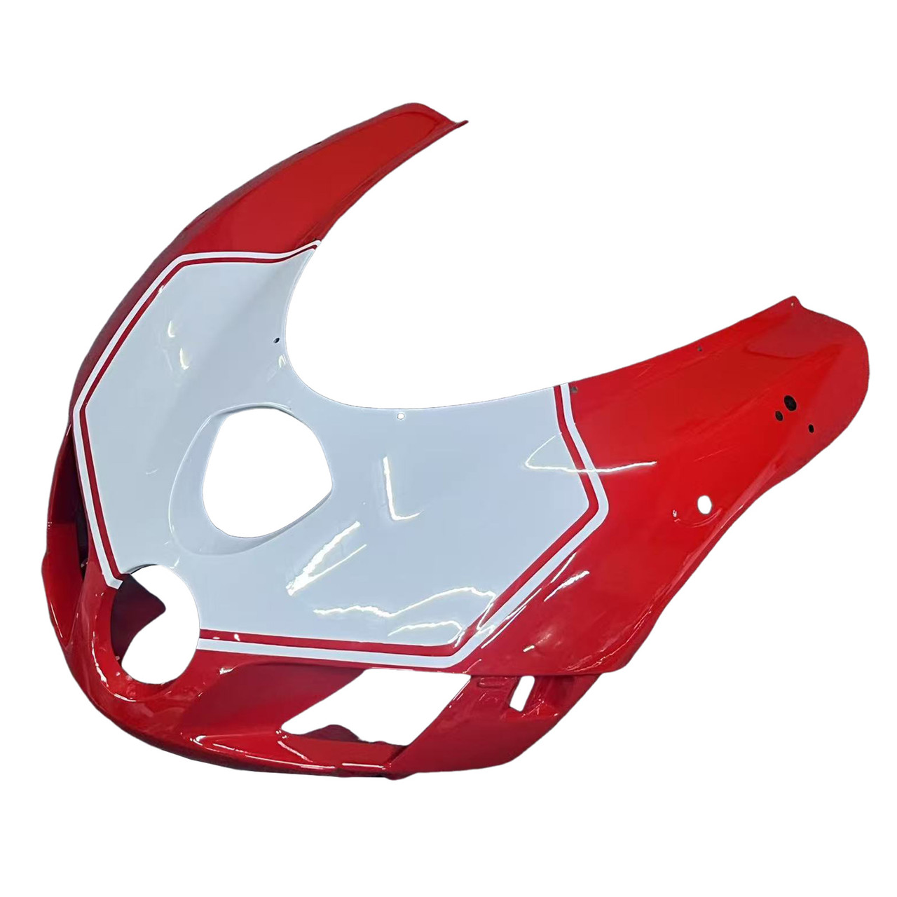 Amotopart 2005-2006 Ducati 999 749 ABS Injection Bodywork Fairing Kit White Silver Red