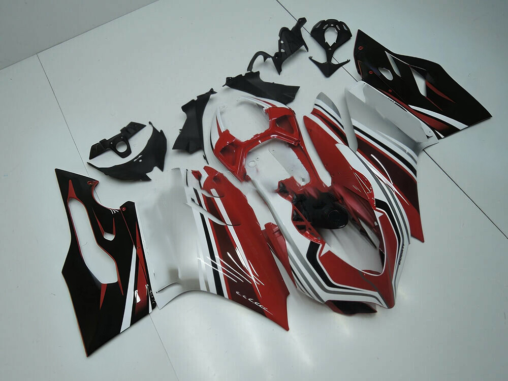 Amotopart Fairing Kit For 2012-2015 Ducati 1199 899 Black Red White Bodywork
