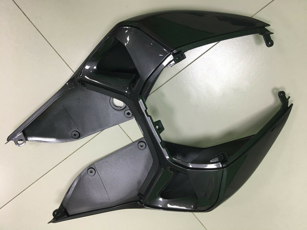 Amotopart Fairing Kit Bodywork for 2012-2015 Ducati 1199 899 ABS Injection Mold Grey
