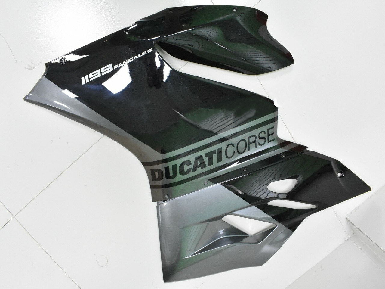 Fairing Set Bodywork ABS fit For 2012-2015 Ducati 1199 899 Panigale Black Gray
