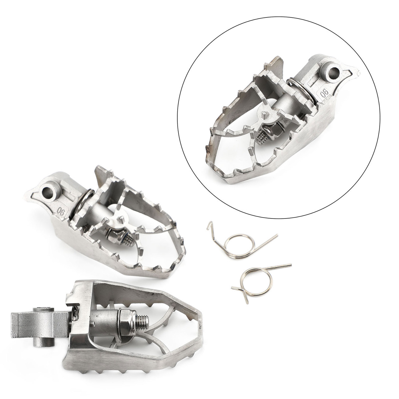 Adjustable Rotatable Front Footpegs Fit For BMW R1200GS GSA 13-19 F750GS F850GS 17-21