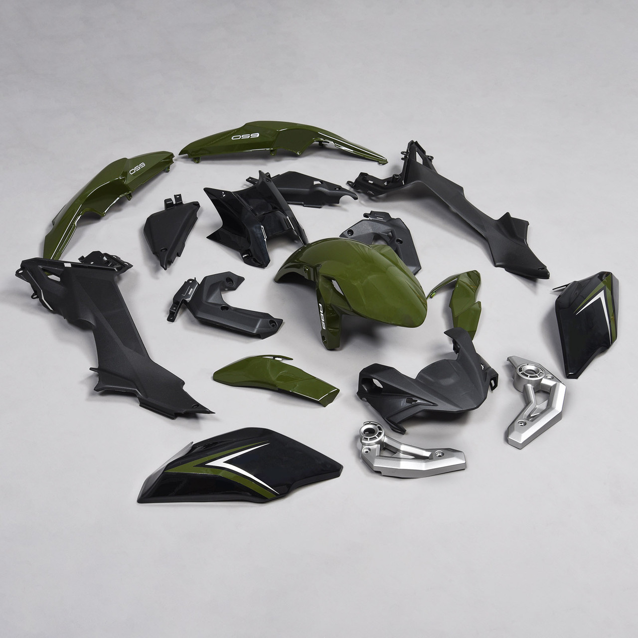 Amotopart Fairing Kit For 2017-2019 Kawasaki Z650 Black