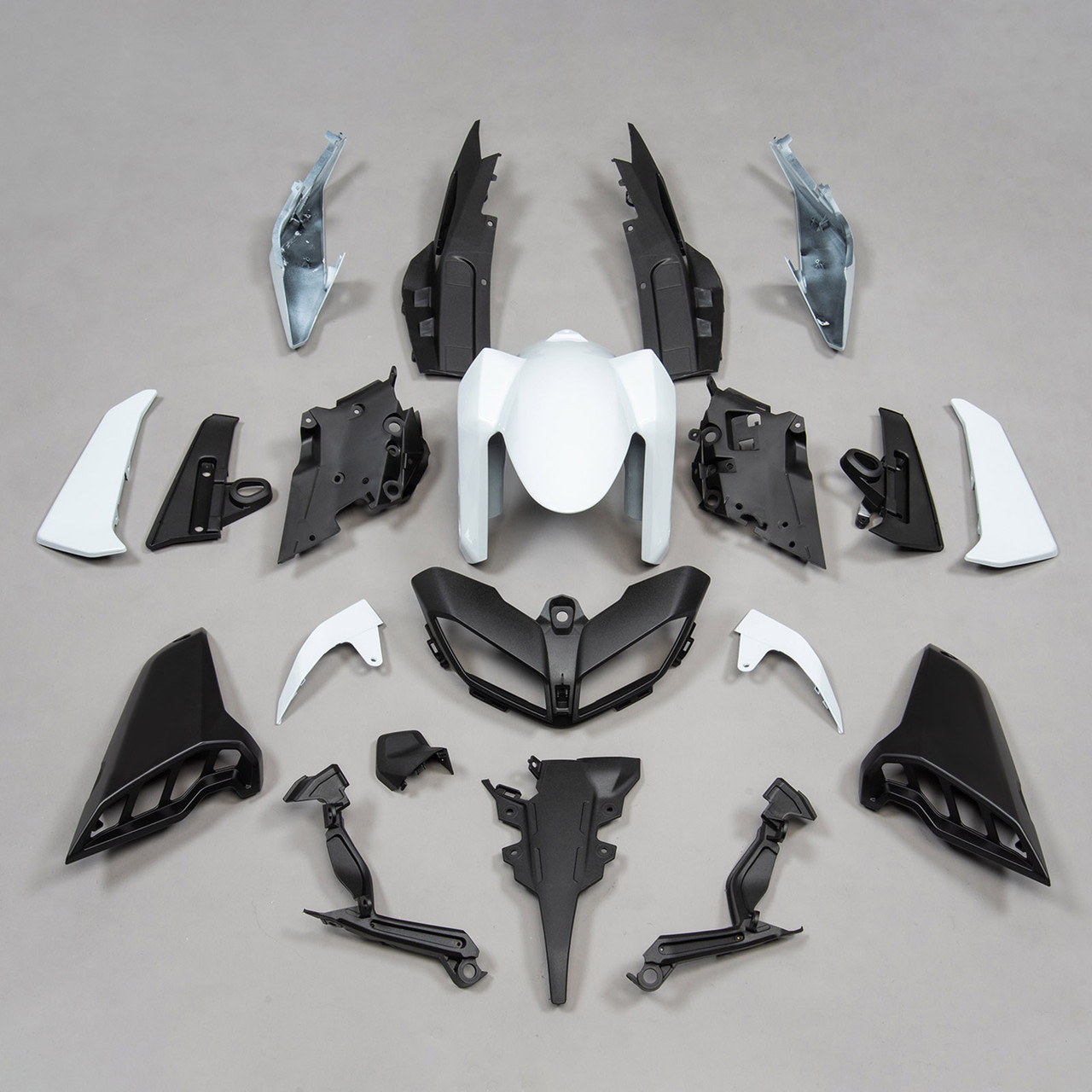Amotopart 2017-2019 Yamaha MT-09 White Black Injection Body Cover