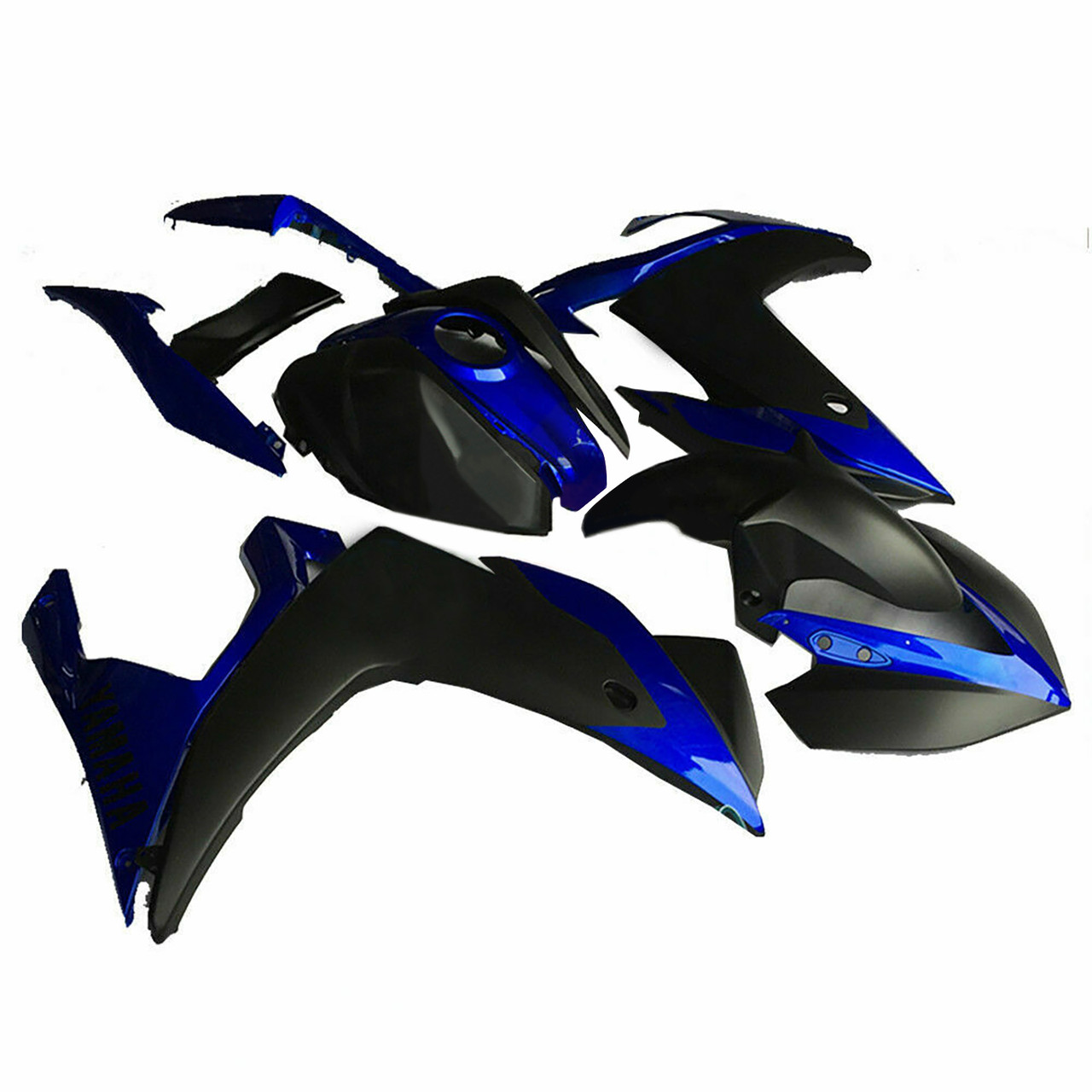 Fairing Kit Bodywork for 2014-2018 Yamaha YZF-R3 ABS Injection Mold Black Blue