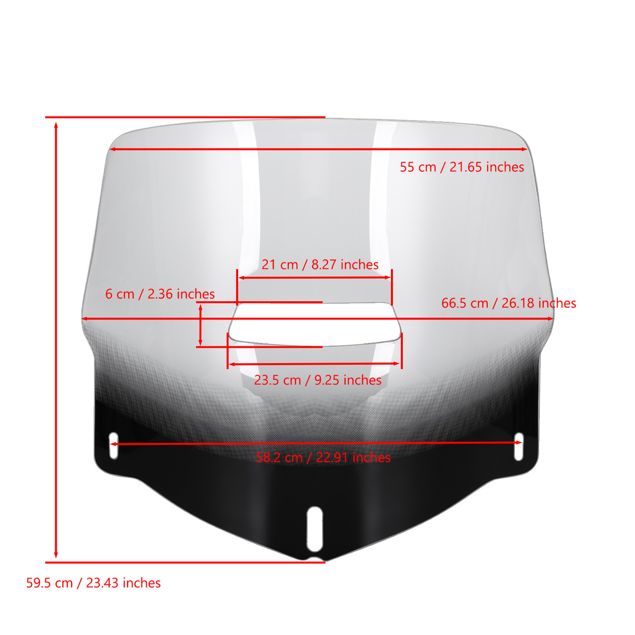 Windshield Windscreen With Vented Fit for Honda Goldwing 1800 GL1800 2001-2017