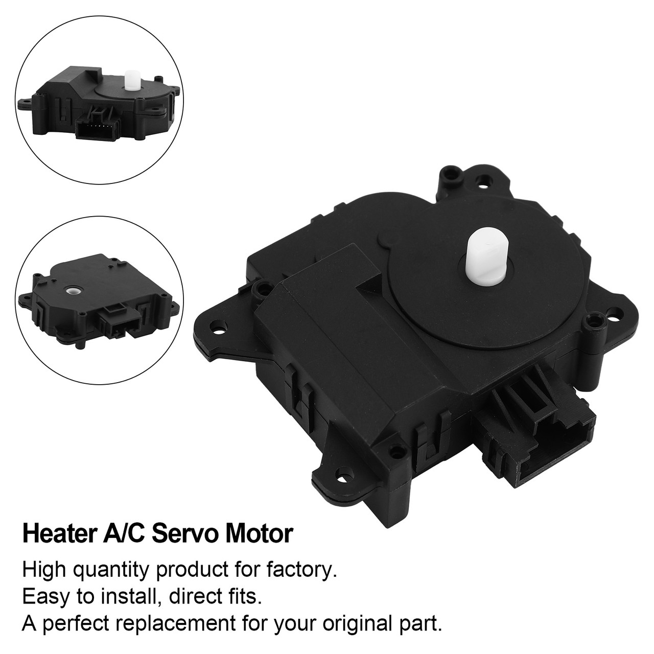 Heater A/C Servo Motor Actuator Hvac Blower Toyota CAMRY 97-01 Solara 99-03 Black