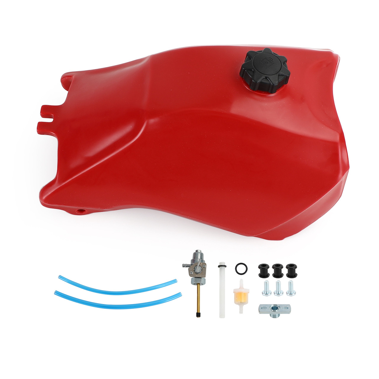 Plastic Fuel Tank with Petcock Fit for Honda FourTrax 300 TRX300