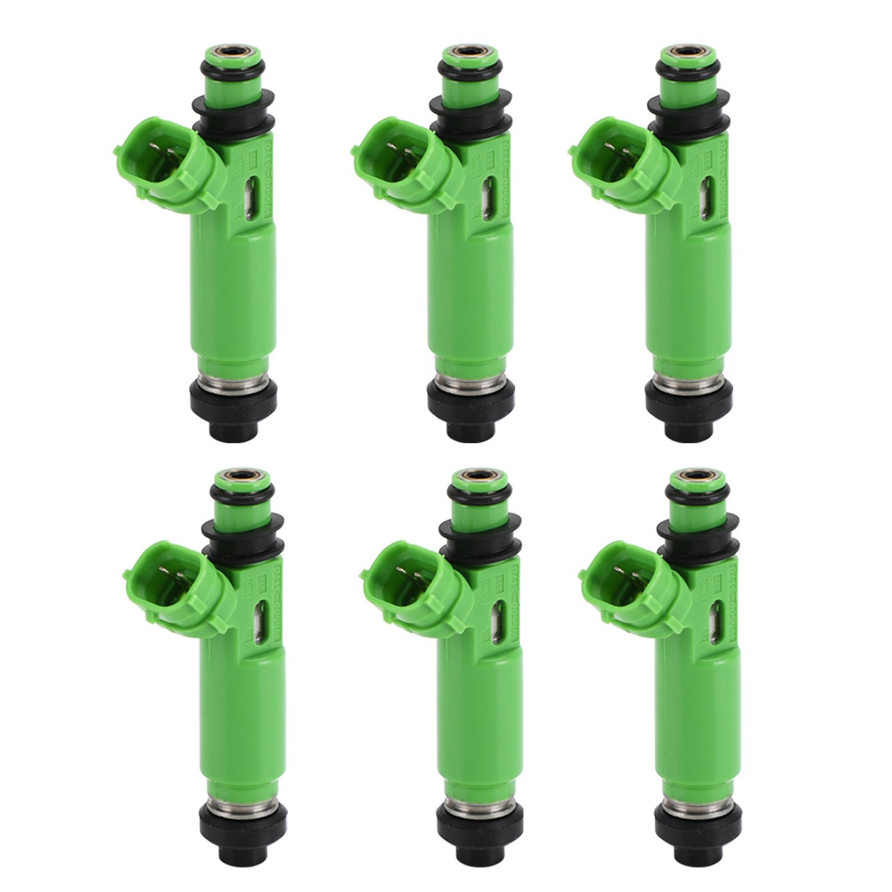 6PCS Fuel Injectors 1955003170 Fit For Mitsubishi Montero sport 3.0L V6 1998-2003