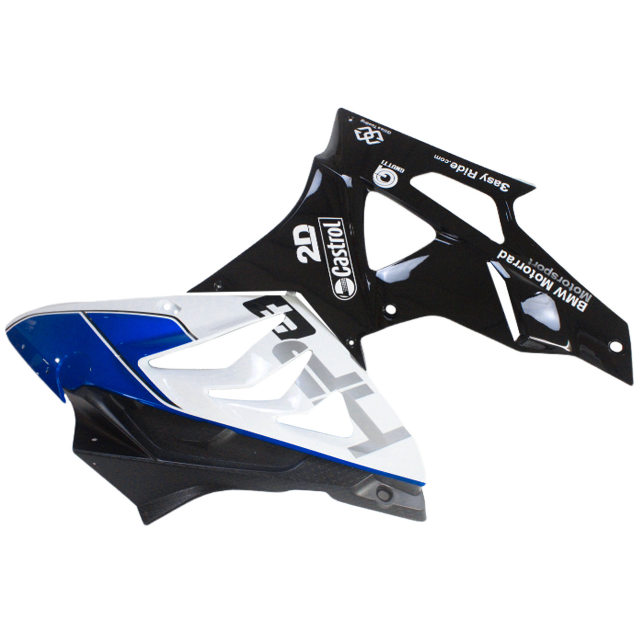 Amotopart Fairings BMW S1000RR 2009-2014 Fairing Kit Bodywork Plastic White Blue Black