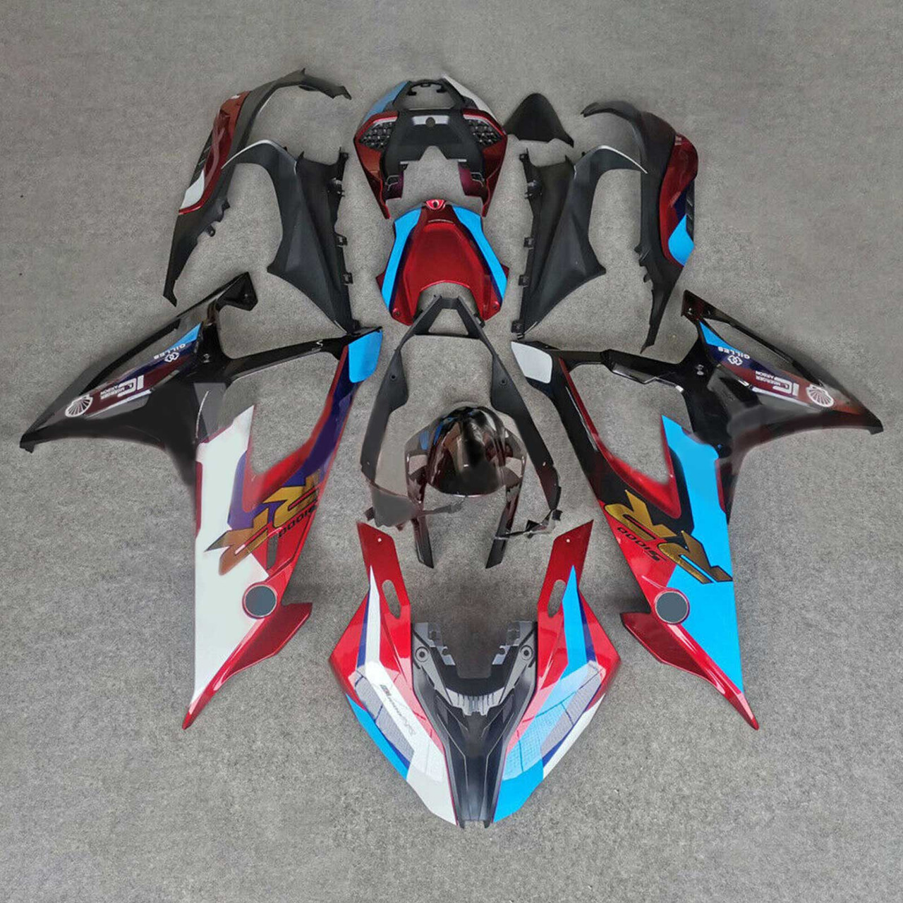 Fairings BMW S1000RR 2019-2021 Fairing Kit Bodywork Plastic Red Black