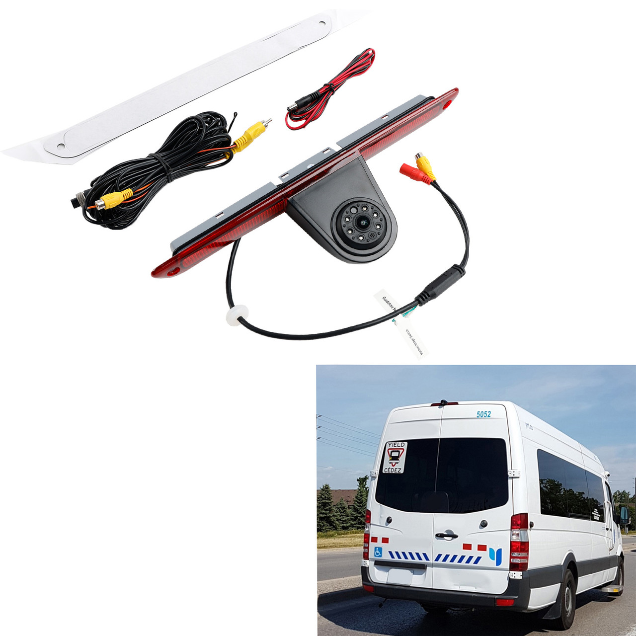 3rd Brake Light Rear View Reversing Camera Fit For VW Crafter 2007-2019